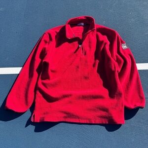 Vintage Y2K Nautica Competition Quarter Zip Fleece Sweater Men’s Size XL